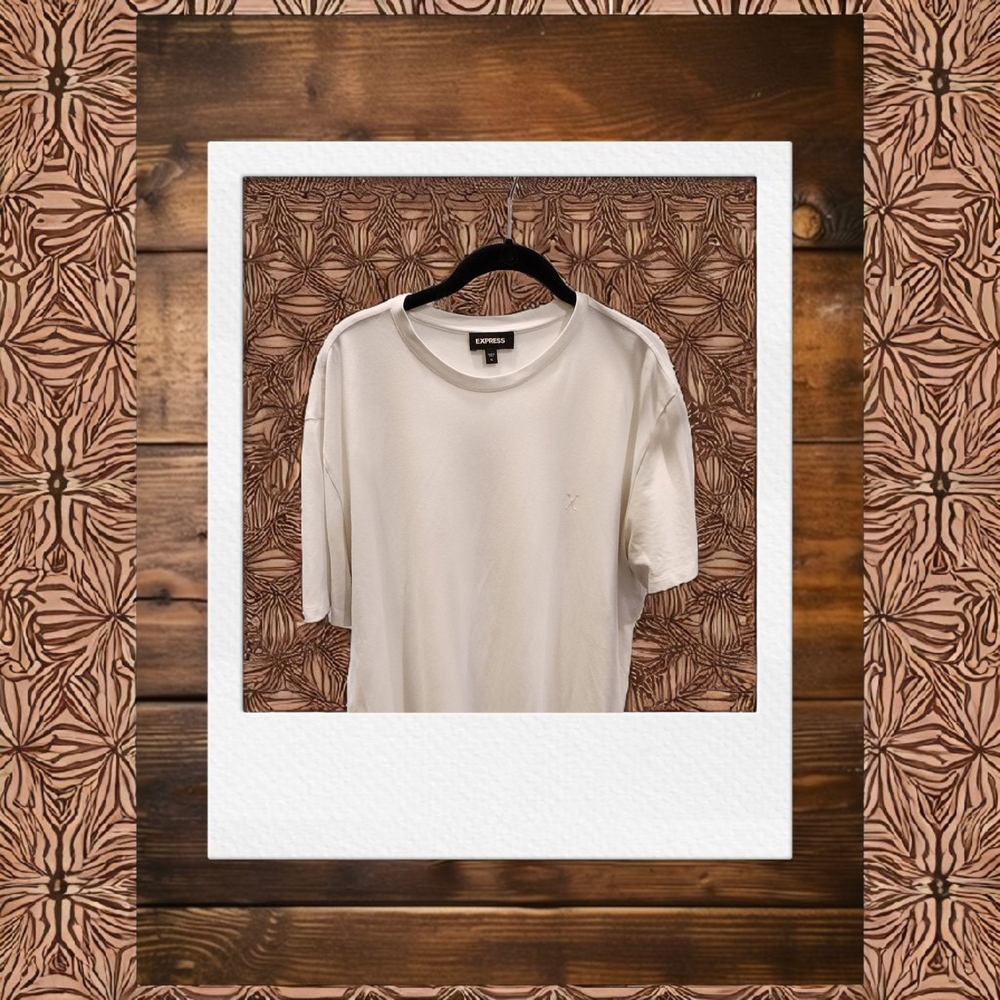 Express Classic White Short Sleeve Tee